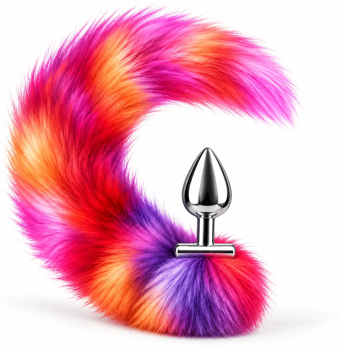 The Anal Fantasy Led Lamp Tail Plug Işıklı Kuyruklu Anal Plug