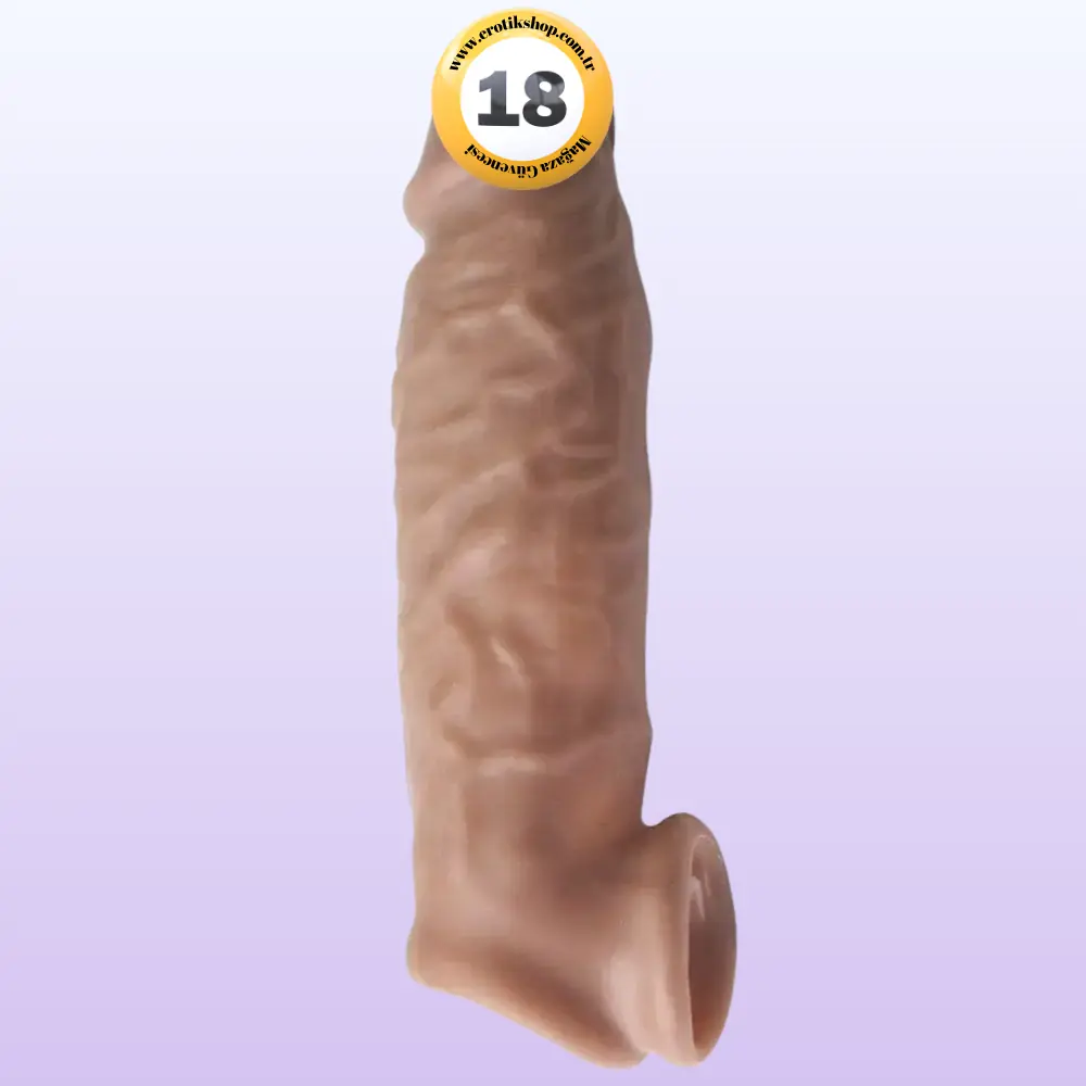 The Penis Sleeve Mega Enlarger Maxx Testik Destekli Penis Kılıfı