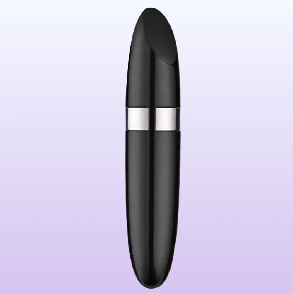 The Vibe Lipstick Compact Power Full Mini Ruj Vibratör-Black