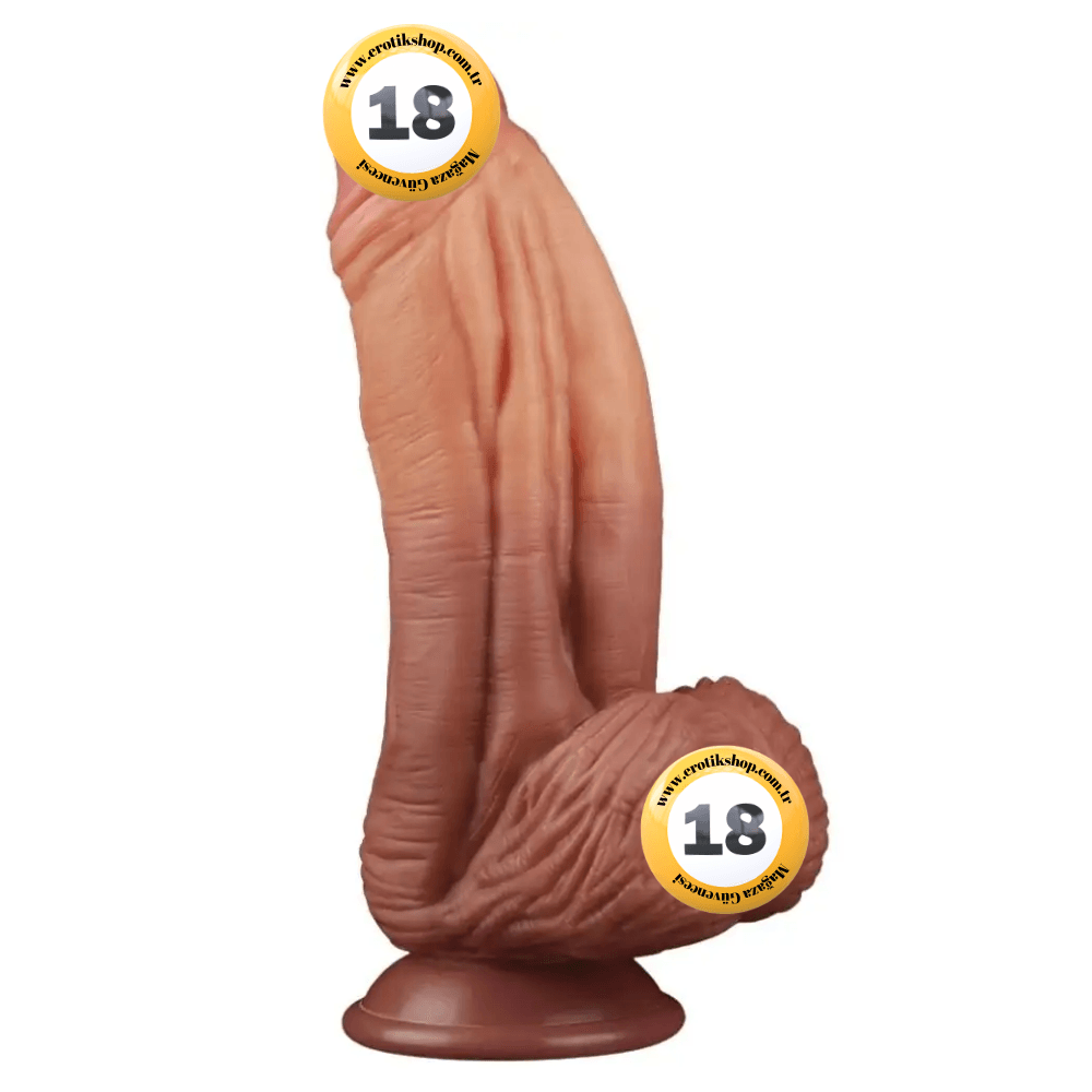 Lovetoy Dual Layered Platinum Silicone 24.5 Cm Monster Realistik Dildo