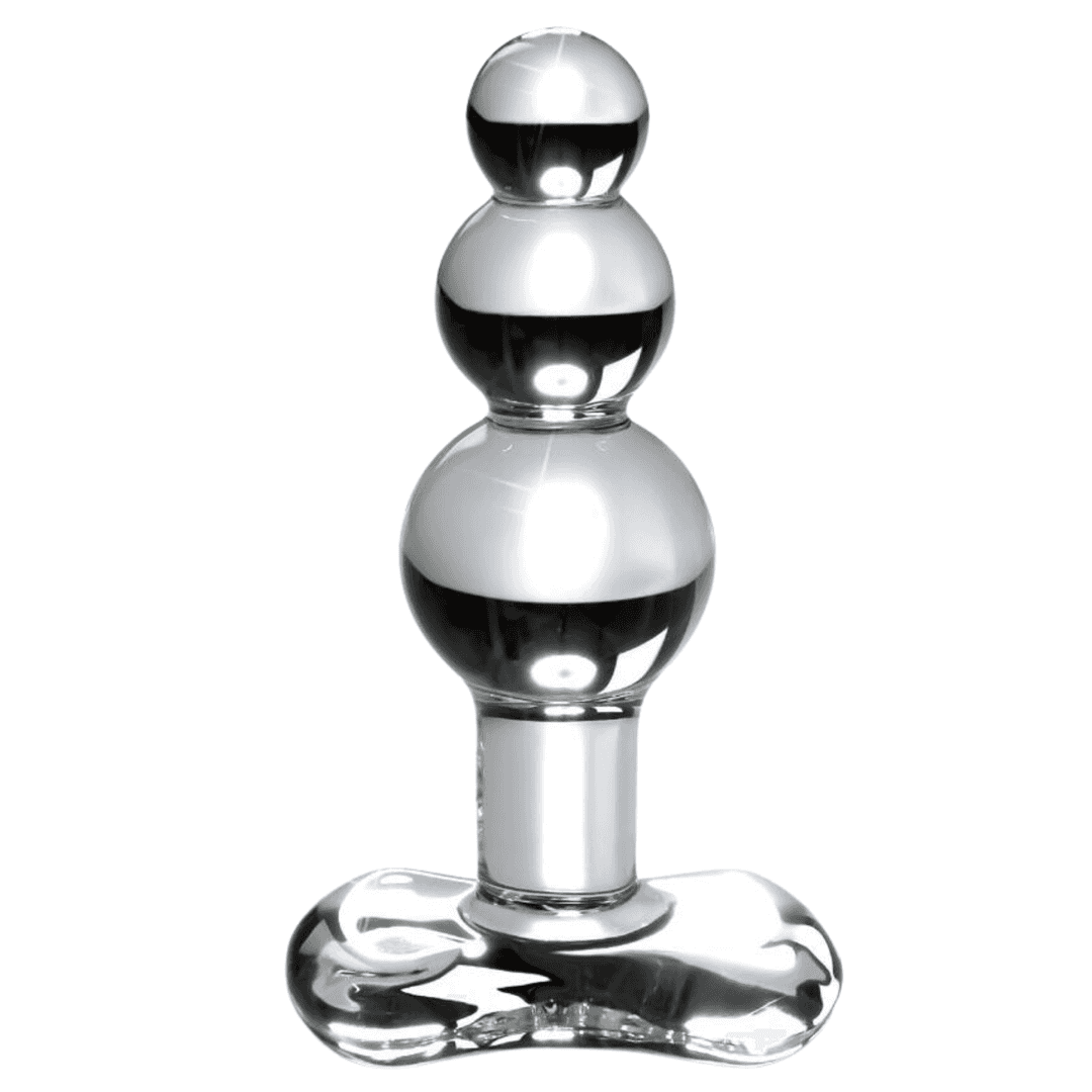 Pipedream İcicles No. 47 Hand Blown Glass Massager Cam Anal Plug