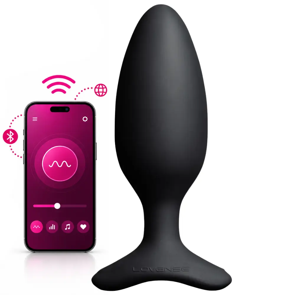 Lovense Hush 2 Butt Plug M 45 mm Telefon Kontrollü Anal Vibratör