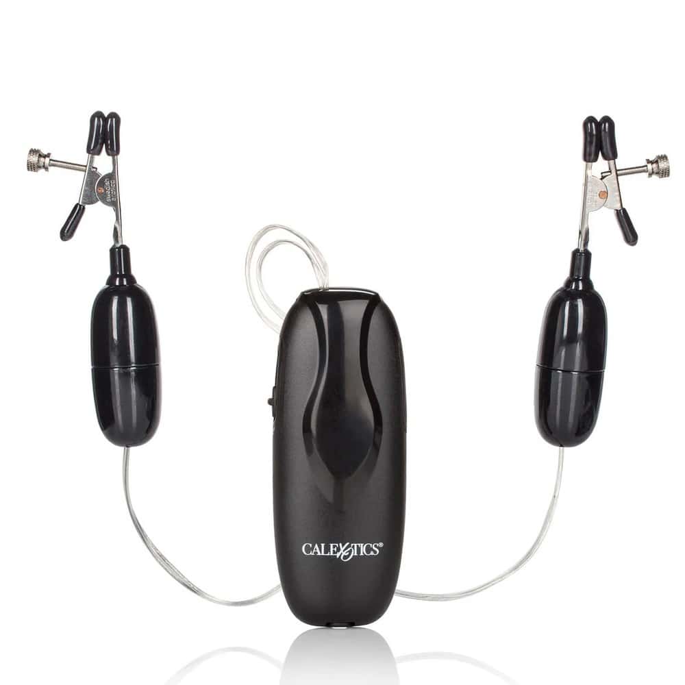 Calexotics Vibrating Nipple Clamps Titreşimli Göğüs Ucu Vibratörü
