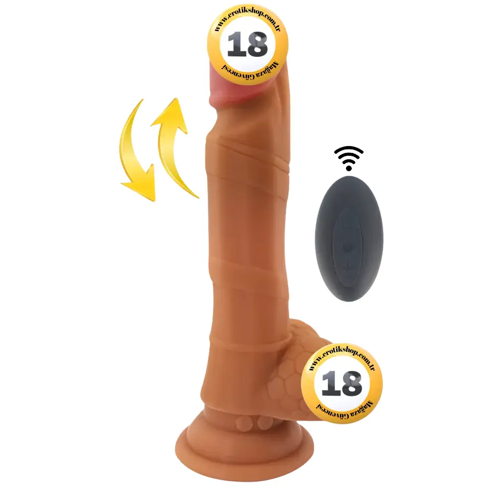 The Dildo Crazy Passion İleri Geri Salınım Hareketli Realistik Vibratör