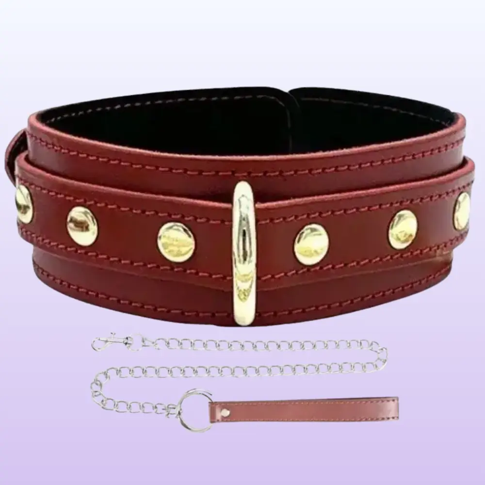The Fetish Fantasy Series Collar Fetiş Boyun Tasması-Kırmızı