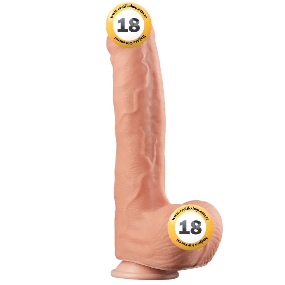 Lovetoy Dual Layered Platinum Silicone Cock 28 cm Realistik Penis LV411011