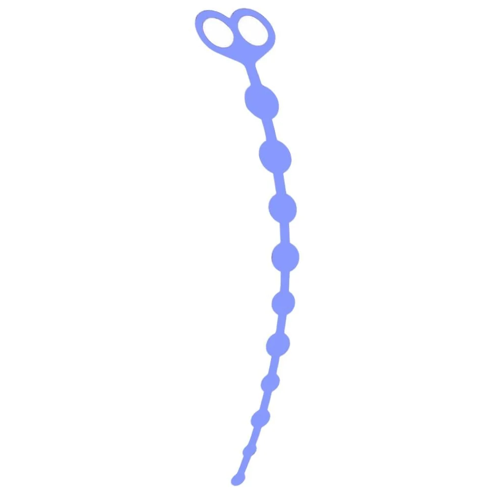 The Anal Fantasy These Perfect Yumuşak Silikon Alıştırıcı Anal Boncuk-Blue