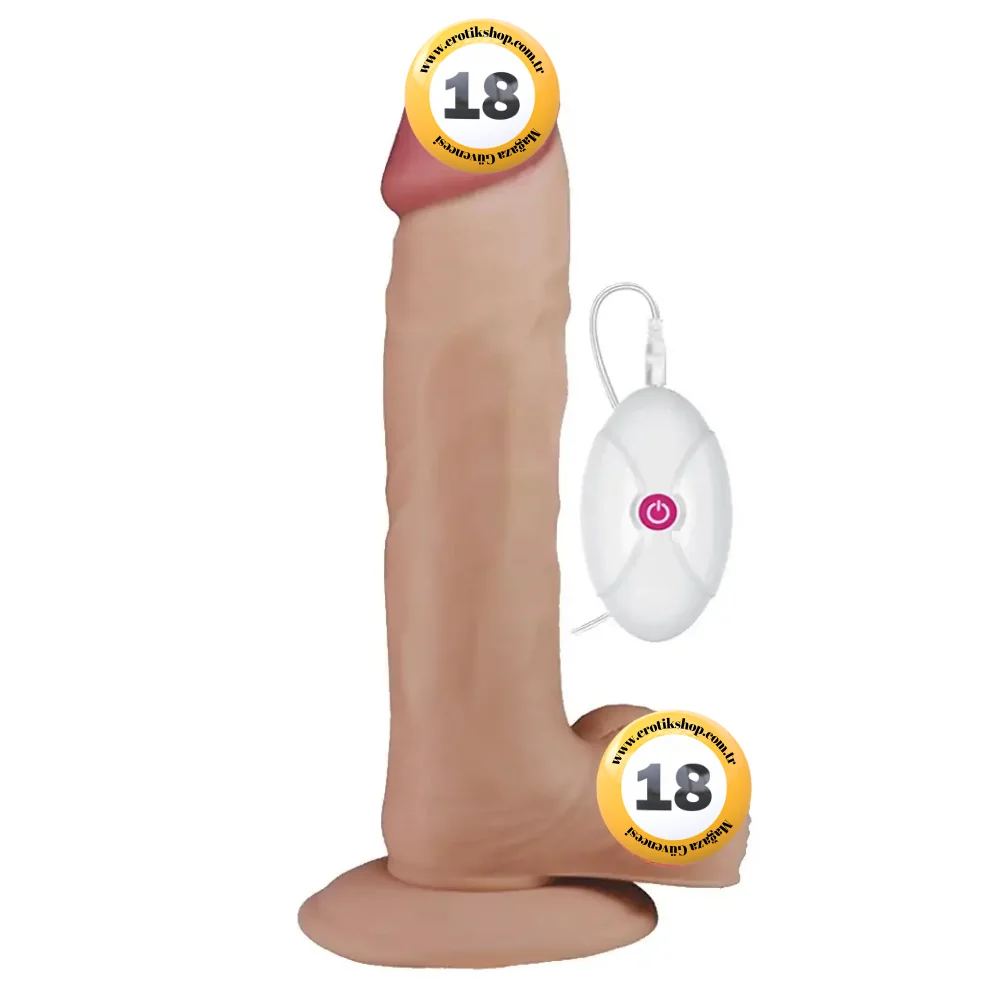 Lovetoy The Ultra Soft Dude Dildo 23 cm Titreşimli Realistik Penis LV1096