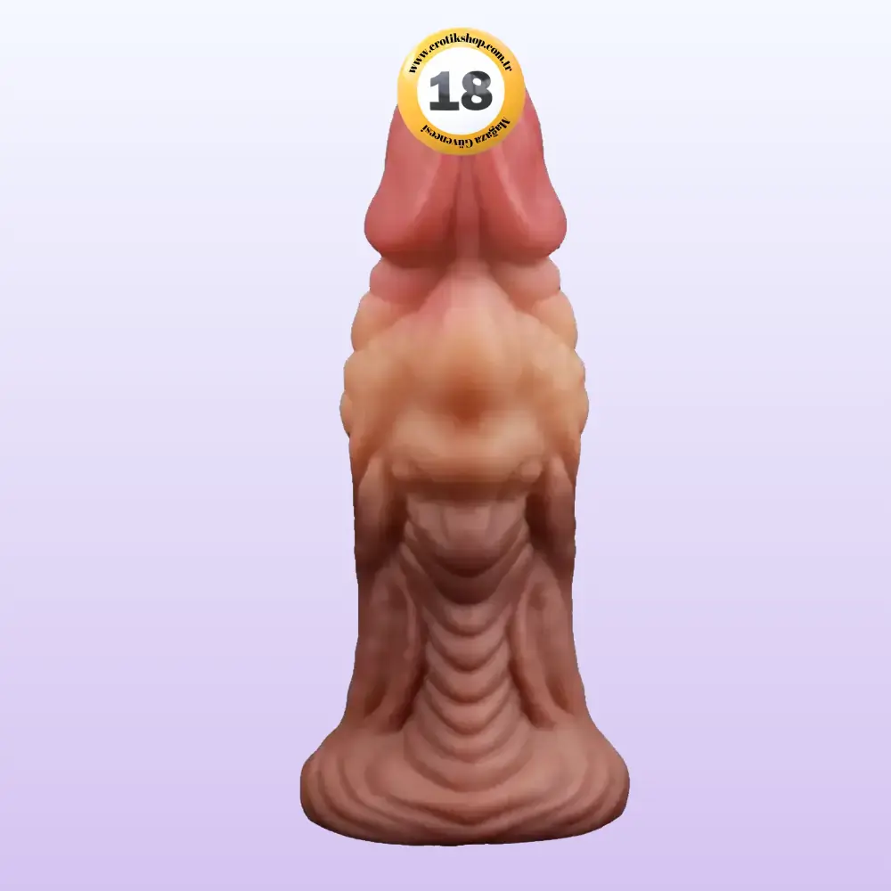 Lovetoy Dual Layered Platinum Silicone 18 Cm Monster Realistik Dildo