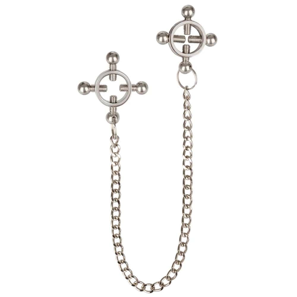 Calexotics 4 Point Nipple Press with Chain Göğüs Klipsi