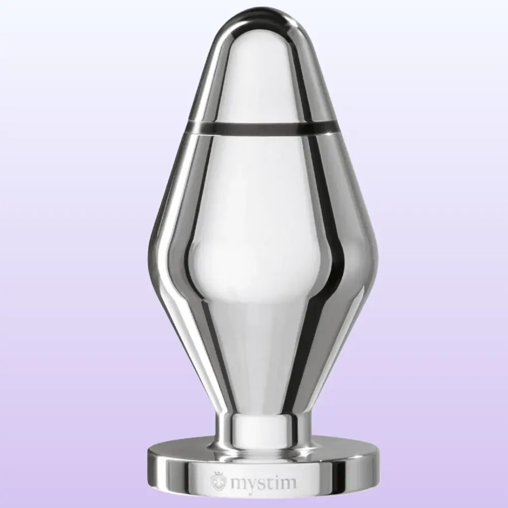 Mystim E-stim Butt Plugs John Metal Anal Plug-Large