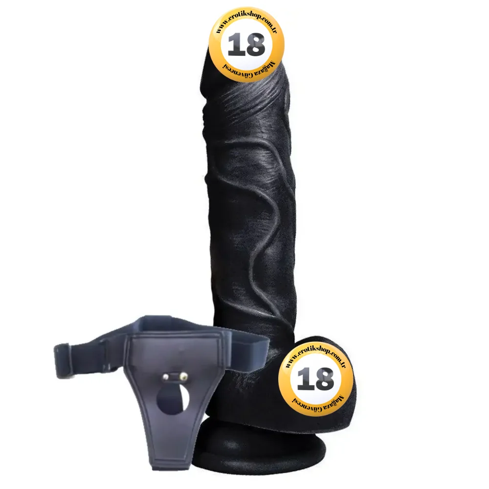 Xise Dildo Series Beat Strapon 19.5 cm Kemerli Realistik Penis