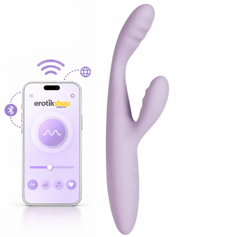 Svakom Cici+ 2 Şarj Edilebilir Telefon Kontrollü Slim Rabbit Vibratör