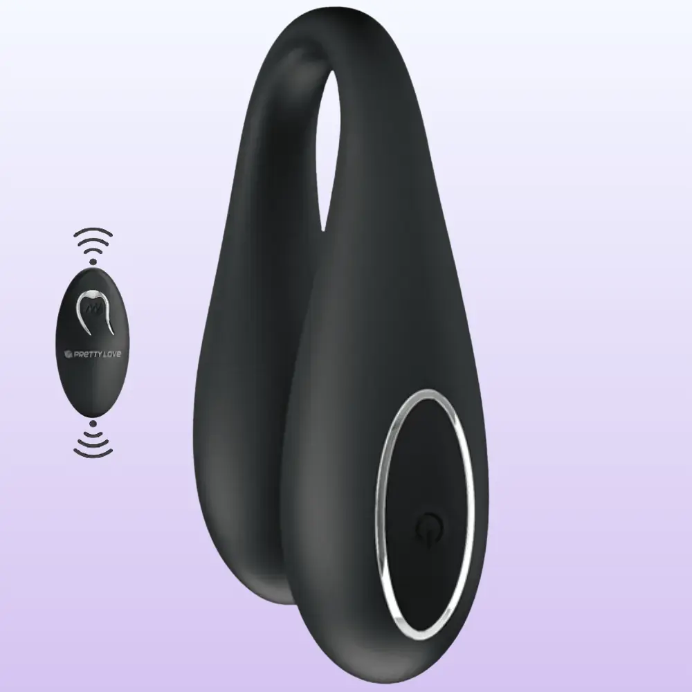 Pretty Love Algernon 12 Modlu Partner Vibratör-Black