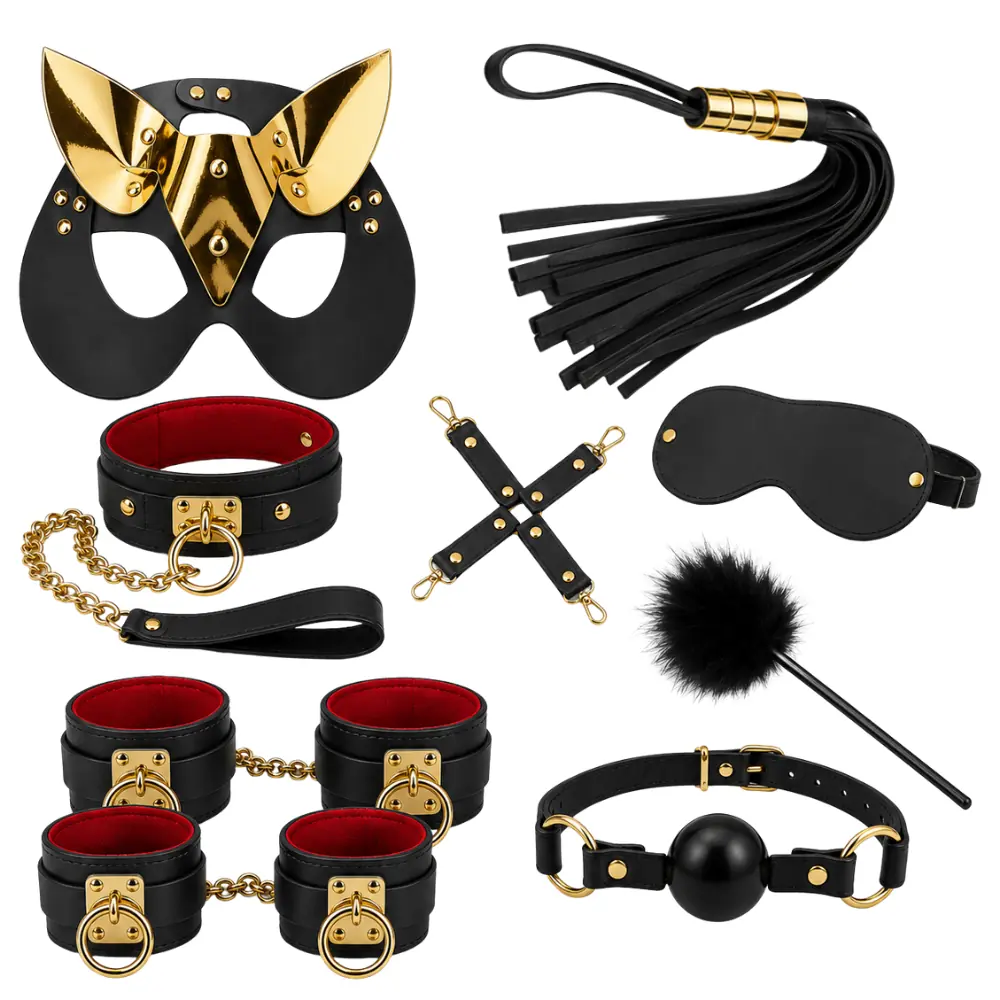 The Fetish Fantasy Series 9’lu Fetiş Pozisyon Seti-Gold