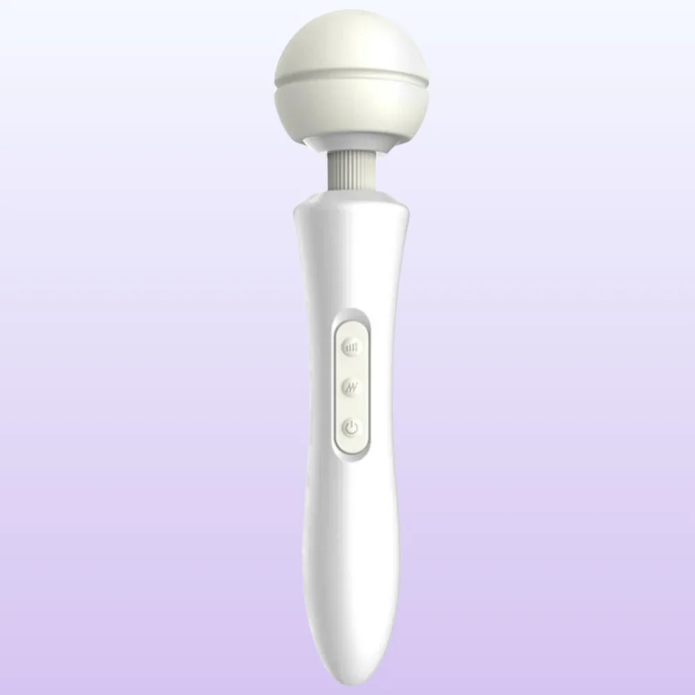 The Massager Wand Oxxloo Double Head Masaj Aleti - White