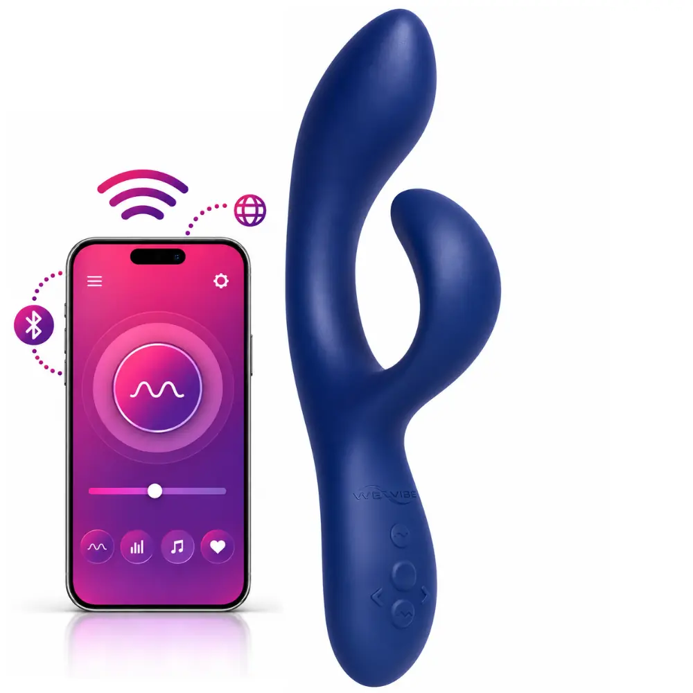 We-Vibe Nova 2 Uygulama Kontrollü Şarj Edilebilir Tavşan Vibratör