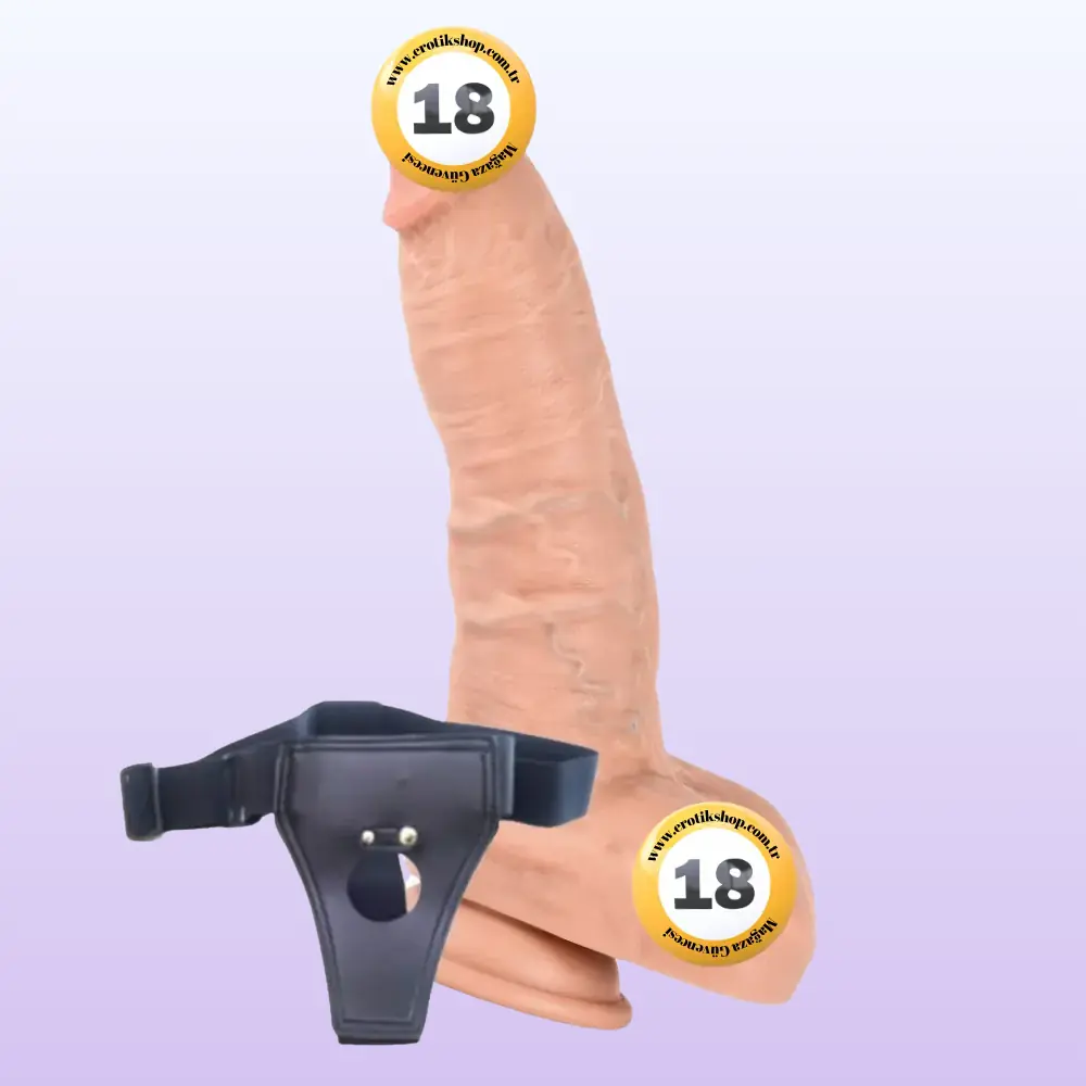 Xise Dildo Gerald Et Doku 26.5 Cm Belden Bağlamalı Realistik Penis