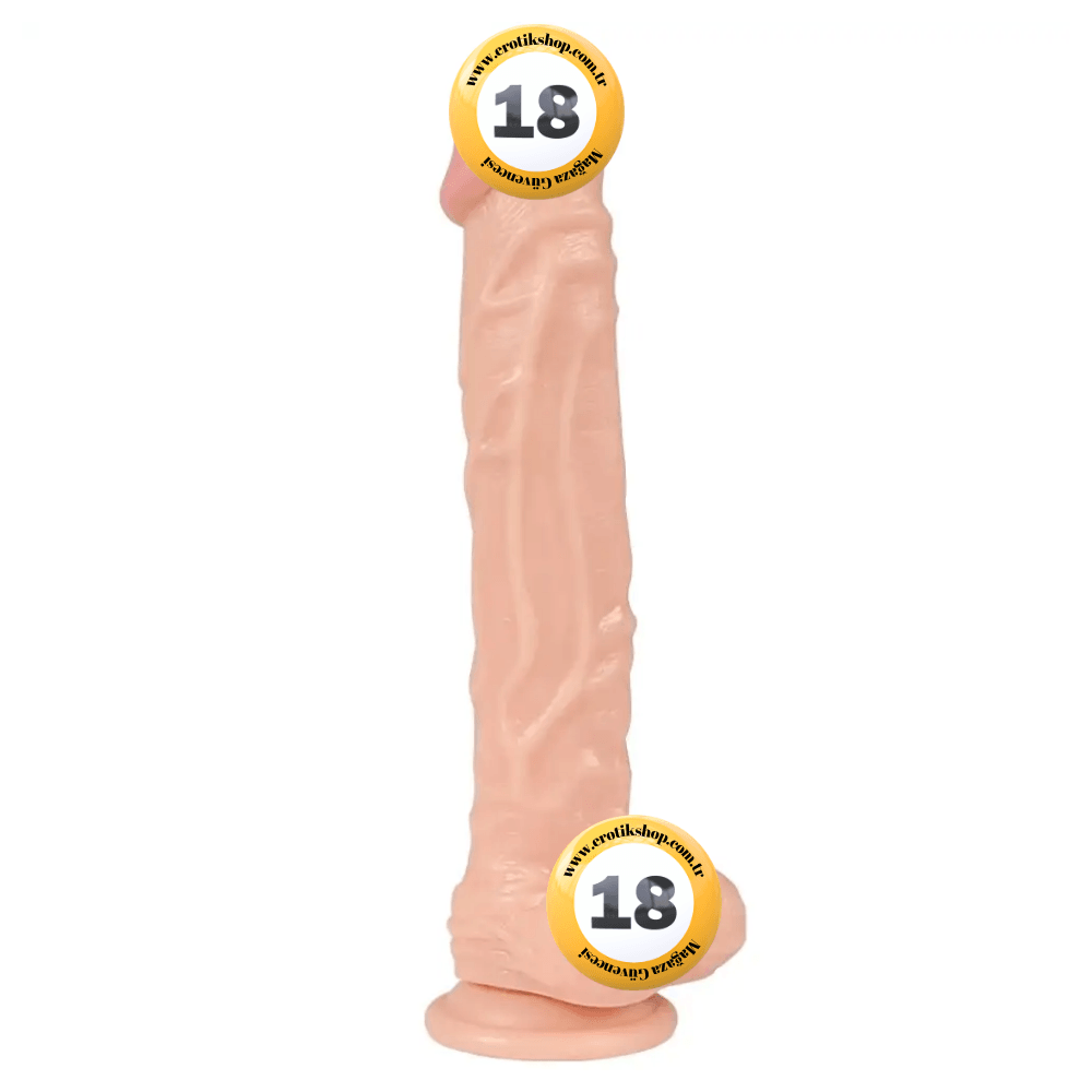 Xise Dildo Series Knight Flexible Realistik Penis XS-WBC10002-Flesh