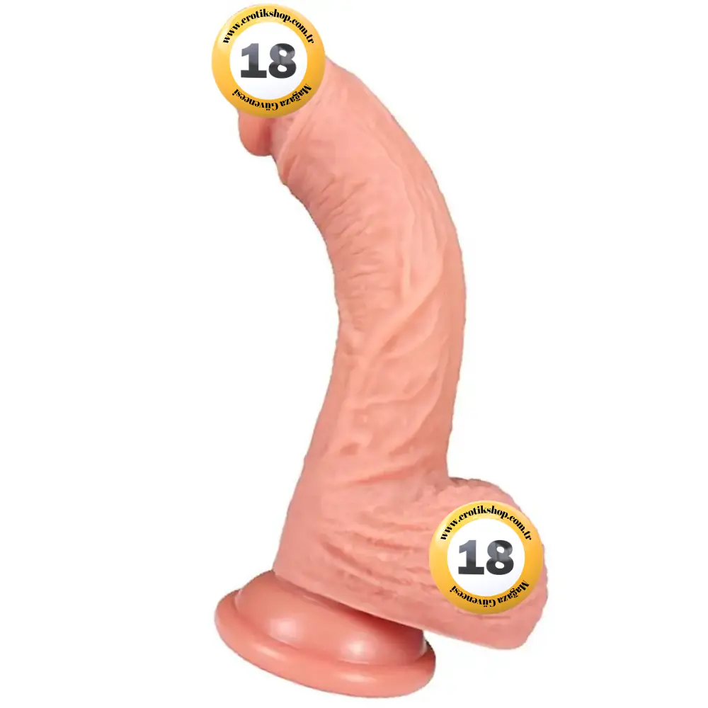 Shequ Dildo Series Deans Curve Natural Doku 21 cm Realistik Penis