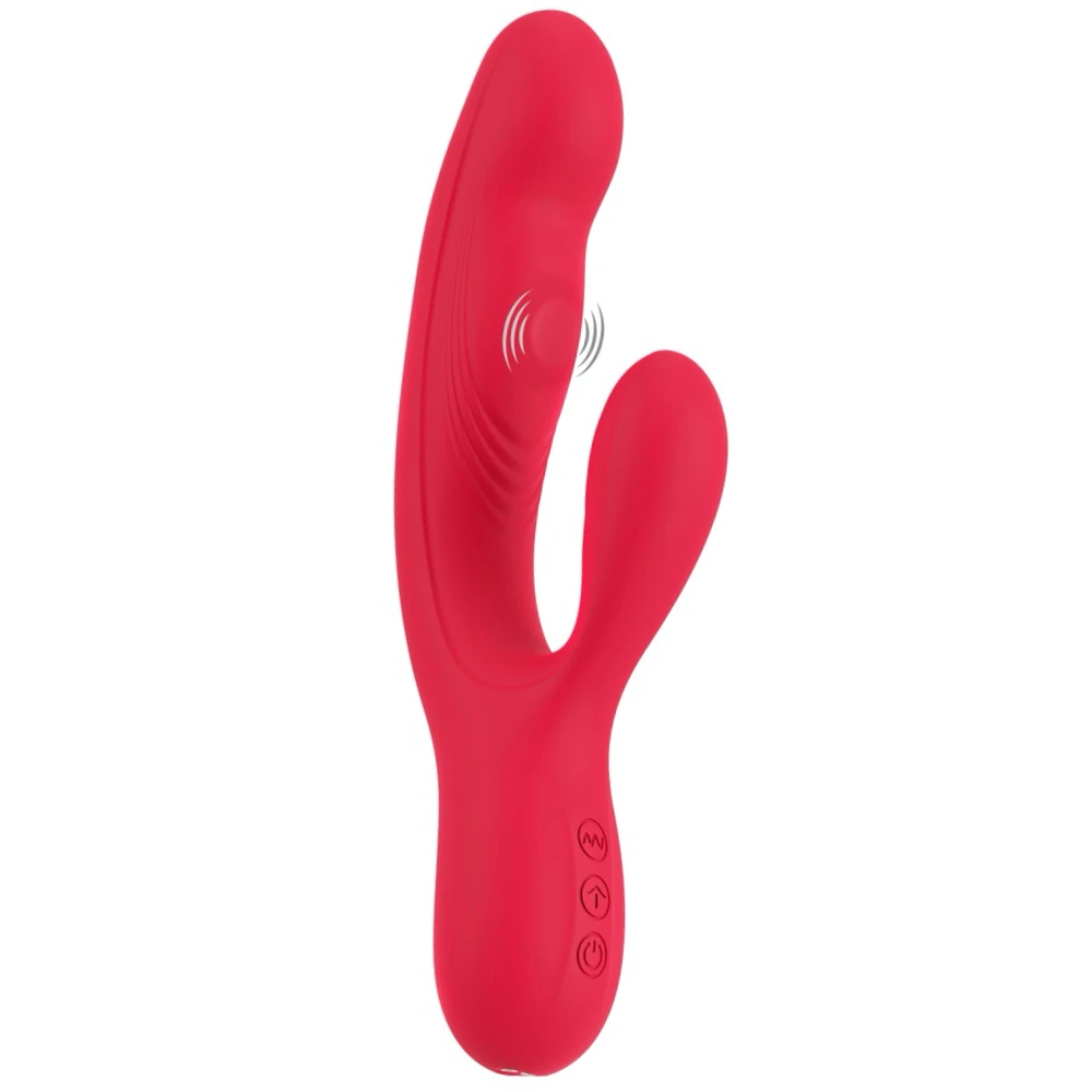 Sweet Smile Silicone Star Thumping Hareketli Rabbit Vibratör