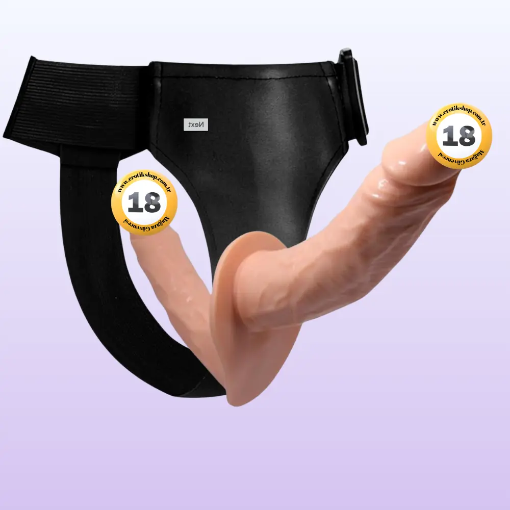 The Dildo Series Strap-On Bi Seksüel Çift Taraflı Dildo