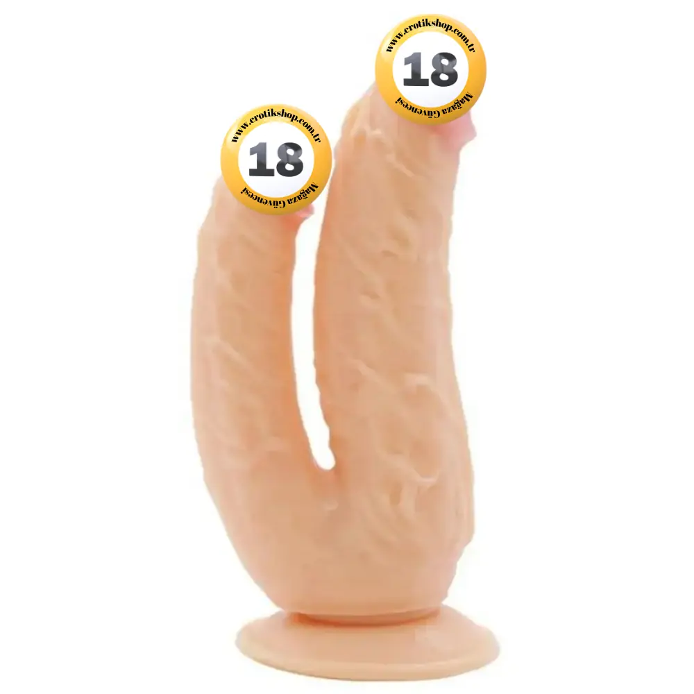 Dildo Series Lifelike G-Spot Anal ve Vajinal Çift Taraflı Realistik Penis