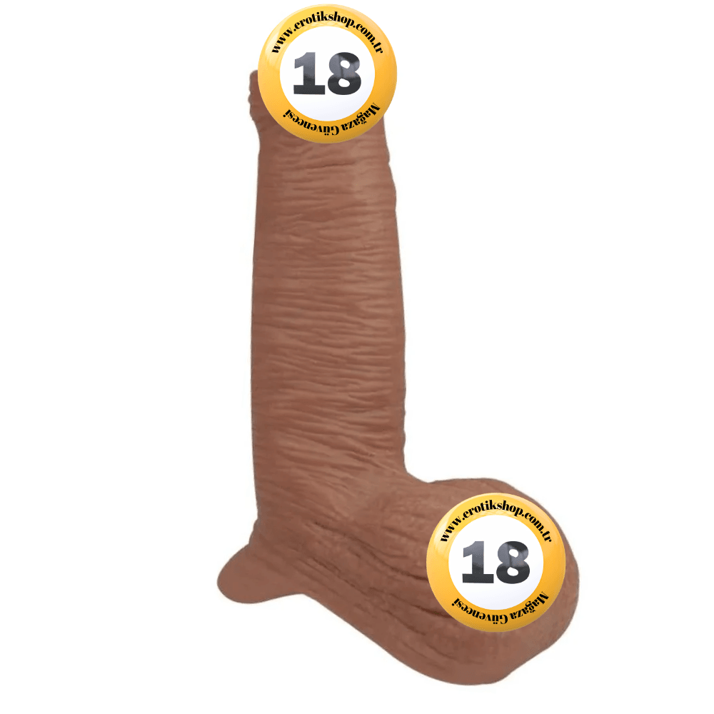 The Penis Sleeve Real Cock Testisli Gerçek Aktif Deri Sünnetsiz Penis Kılıfı