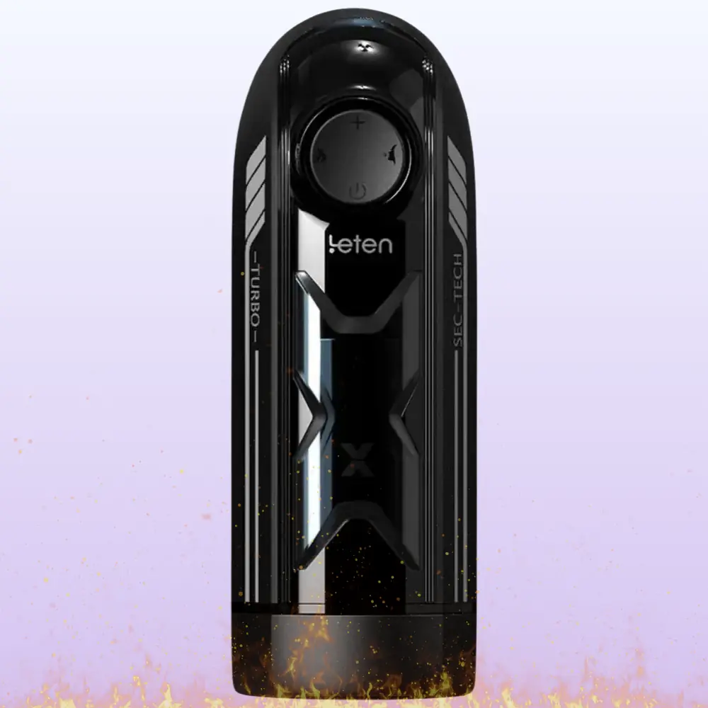 Leten X-Turbo İleri Geri Hareketli Isıtmalı ve Sesli Otomatik Masturbator