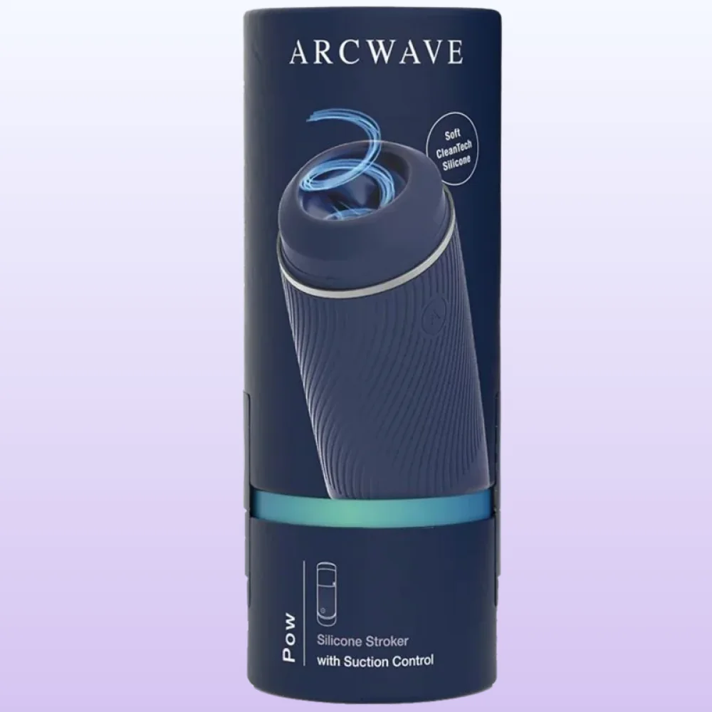 Arcwave Pow Manual Stroker CleanTech Silicone Emiş Mastürbatör - Blue
