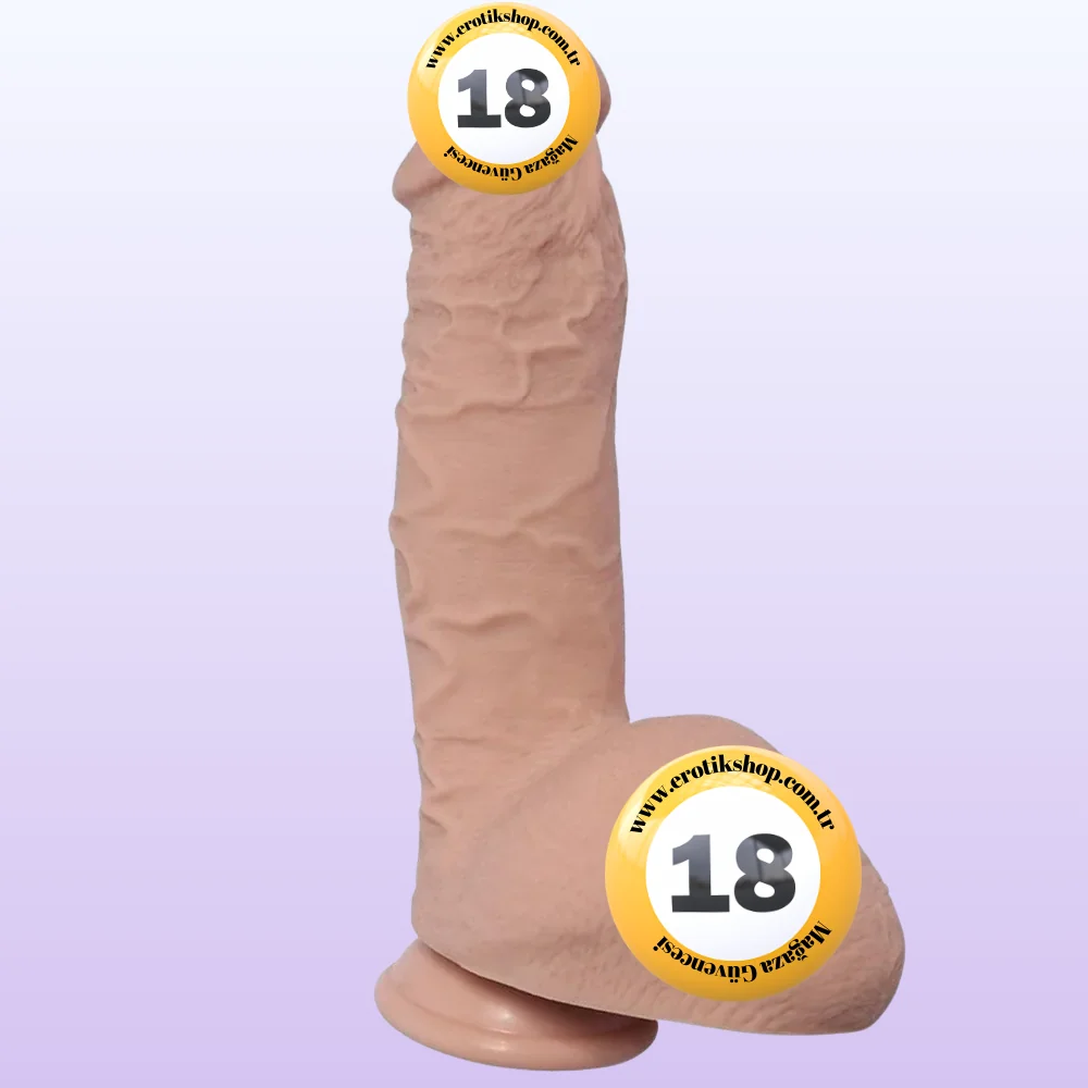 Xise Dildo Series Neptune Natural Doku Realistik Penis XS-WBB10052-Flesh