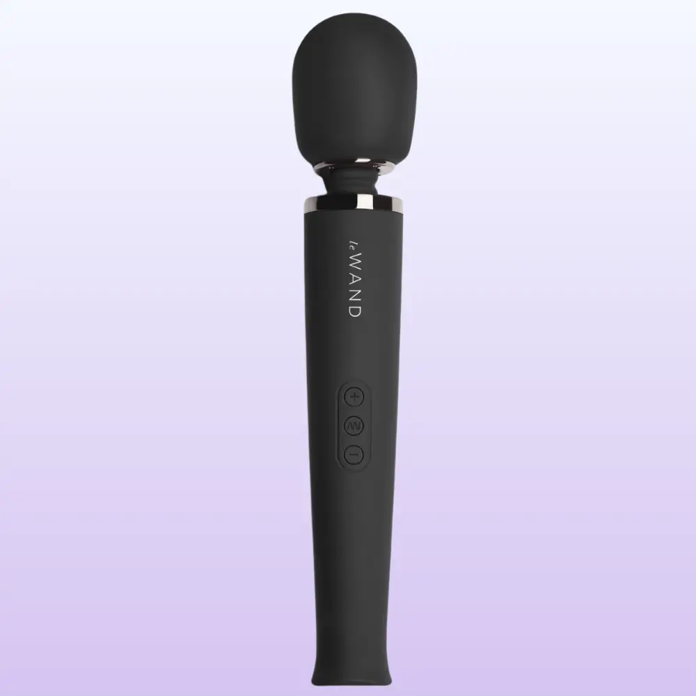 Le Wand Rechargeable Body Wand Massager Black Masaj Aleti