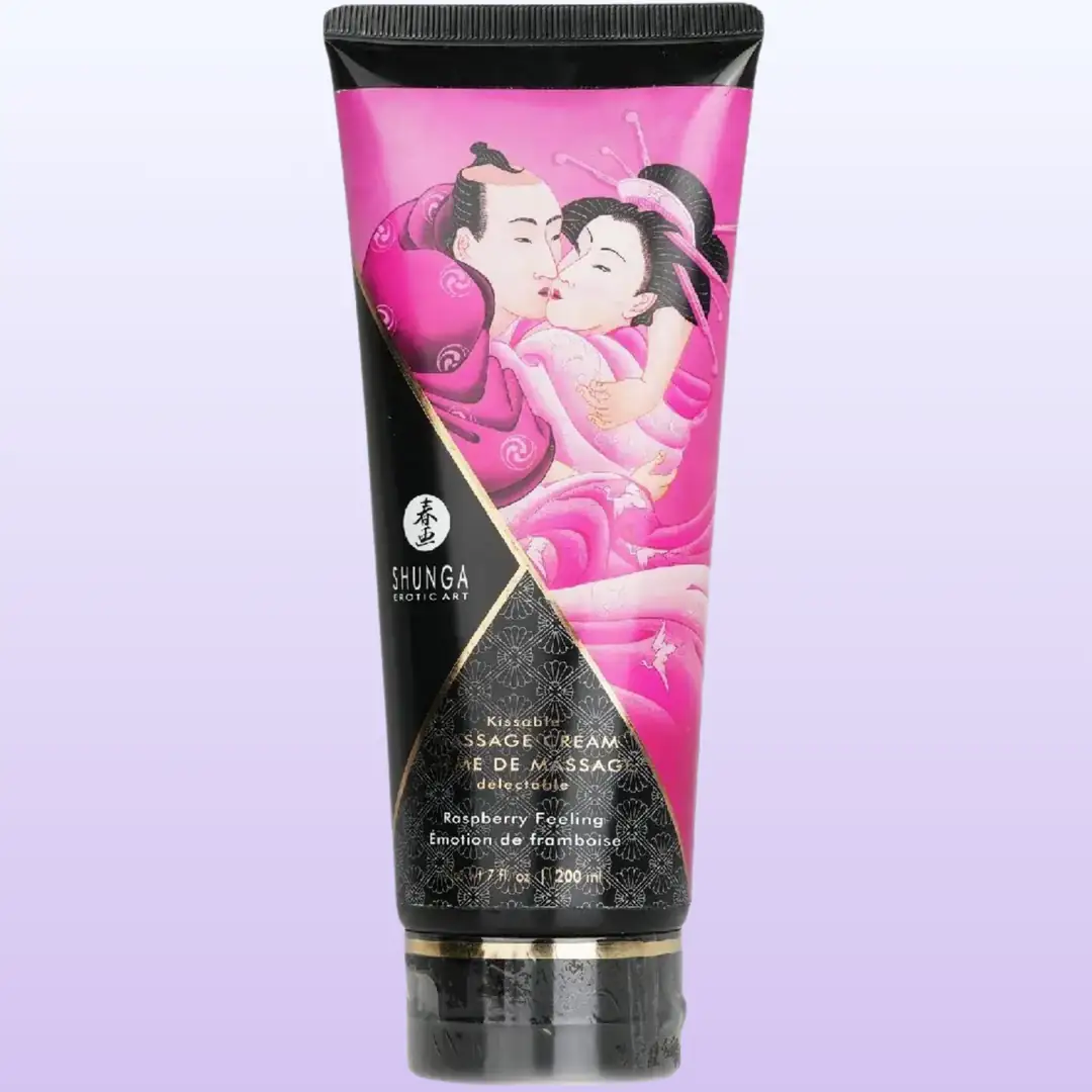 Shunga Kissable Massage Cream Ahududulu Öpülebilir Masaj Jeli 200 Ml.