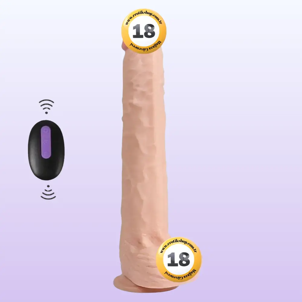 Shequ Vibrating Dildo Series Bart 29 cm Titreşimli Realistik Penis SQ-WBE10038