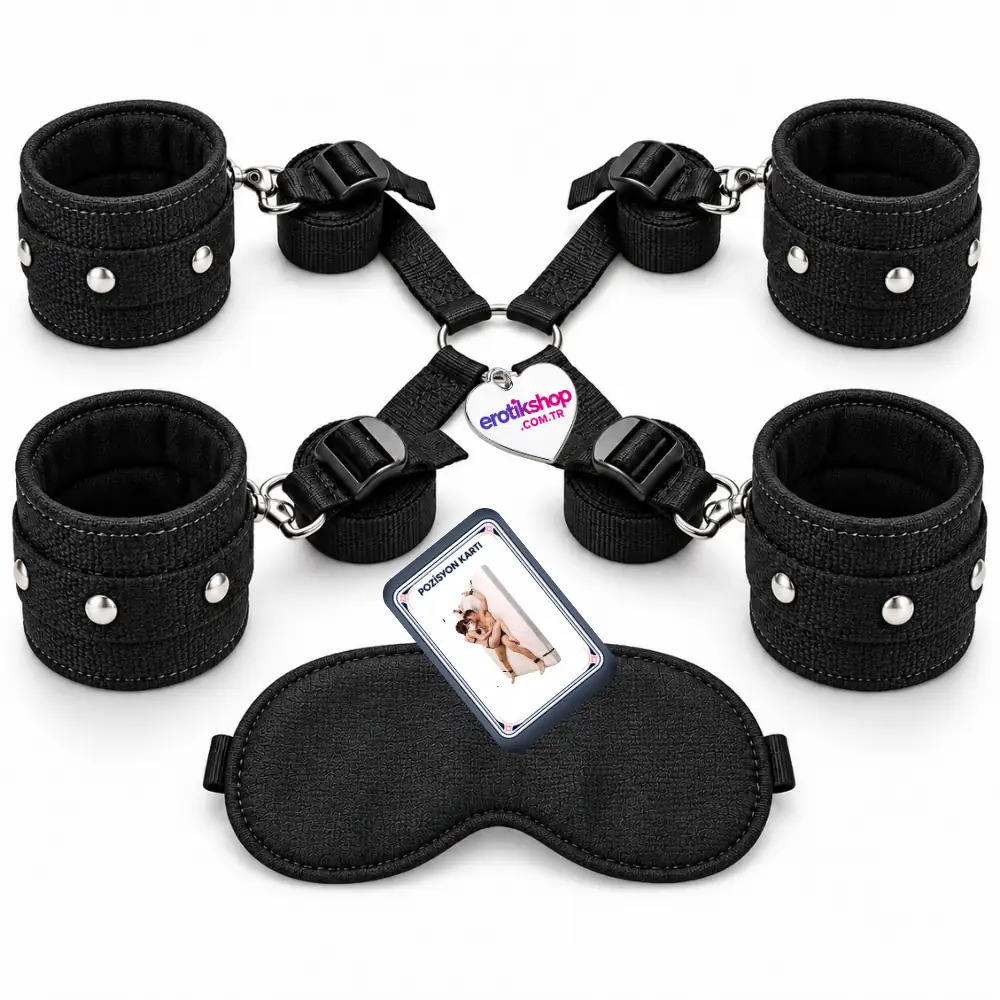 The Fetish Fantasy Series Game 01 Bed Restraints Bedroom Yatak Bağlama Seti