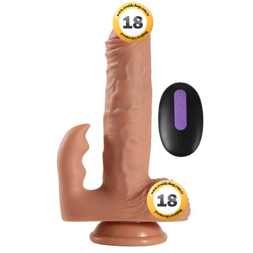 Shequ Dildo Series Austin 21.5 Cm Titreşimli Realistik Penis