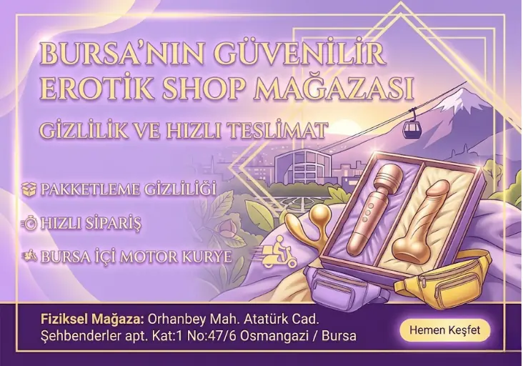 Bursa Erotik Sex Shop Mağazası