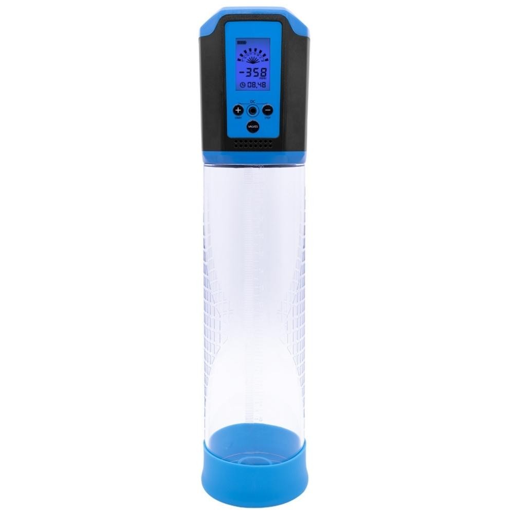 Canwin Bigger Man Passion Pump 8 Speed Otomatik Penis Pompası - Blue