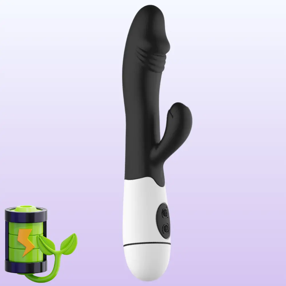 The Vibe Mexbin 30 Mod Titreşimli Rabbit Vibratör-Black