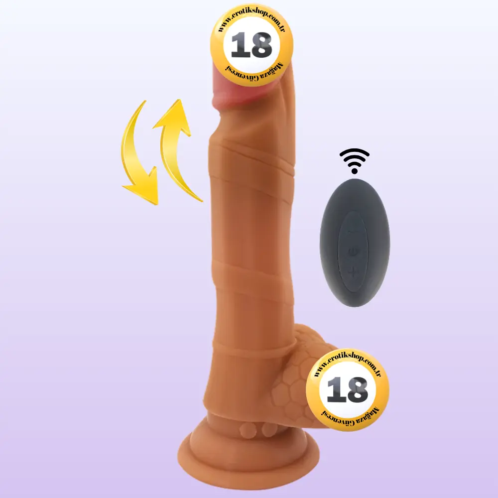 The Dildo Crazy Passion İleri Geri Salınım Hareketli Realistik Vibratör