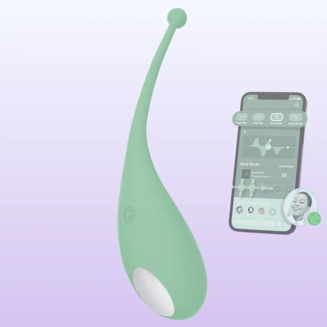 Adrien Lastic Palpitation Telefon Kontrollü G-Spot Vibratör-Green