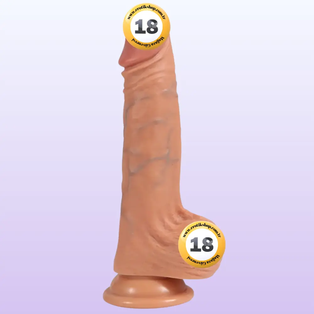 Shequ Dildo Series Kevin 20 cm Flexible Realistik Penis Model 2
