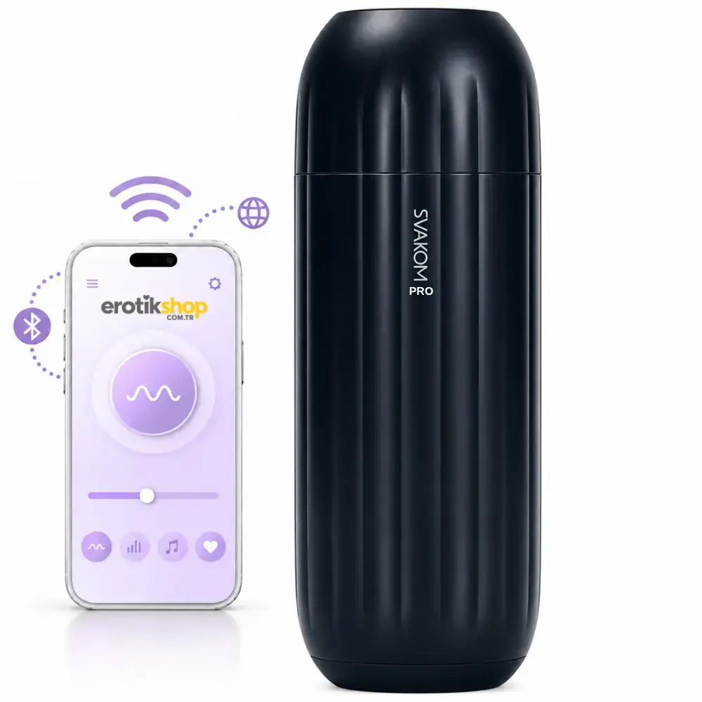 Svakom Sam Neo 2 Pro Telefon Kontrollü Emme ve Isıtmalı Mastürbatör