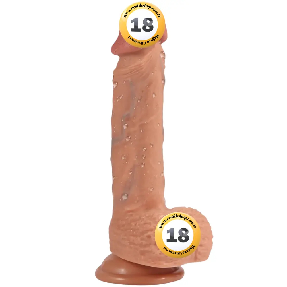 Shequ Dildo Series Veins Natural Doku 21 Cm Realistik Penis