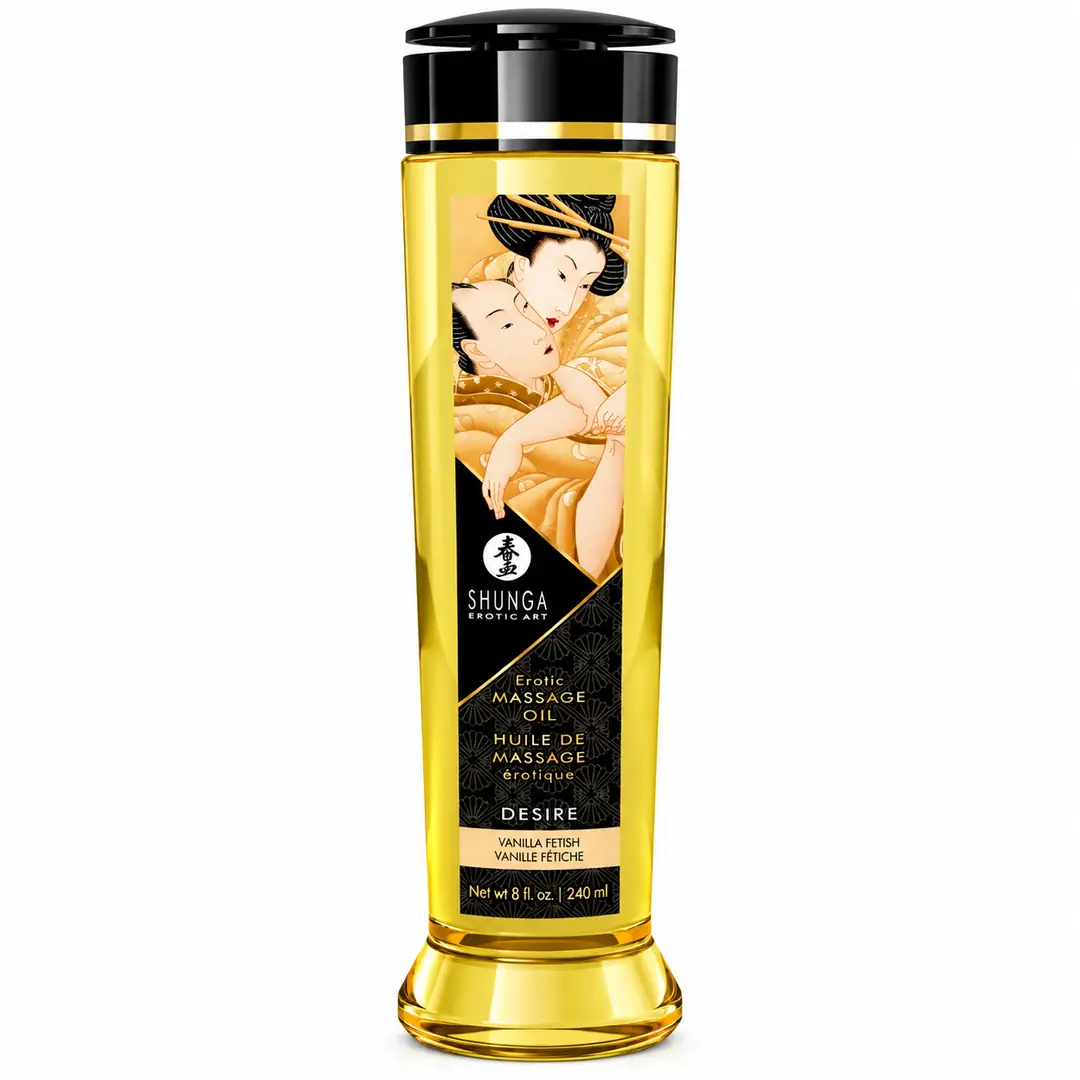 Shunga Massage Oil Sensation Vanilya Aromalı Isıtmalı Masaj Yağı 240 Ml.