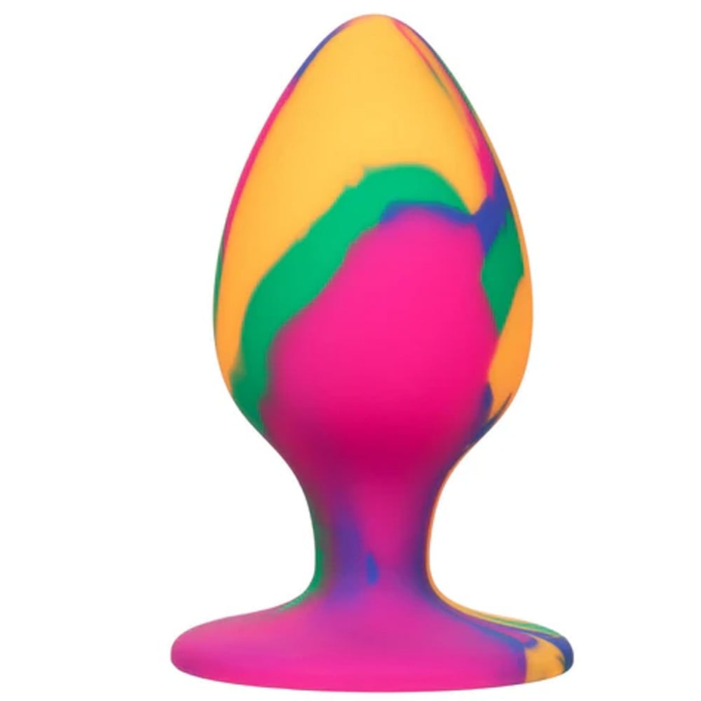 Calexotics Cheeky Large Tie-Dye Silikon Anal Plug