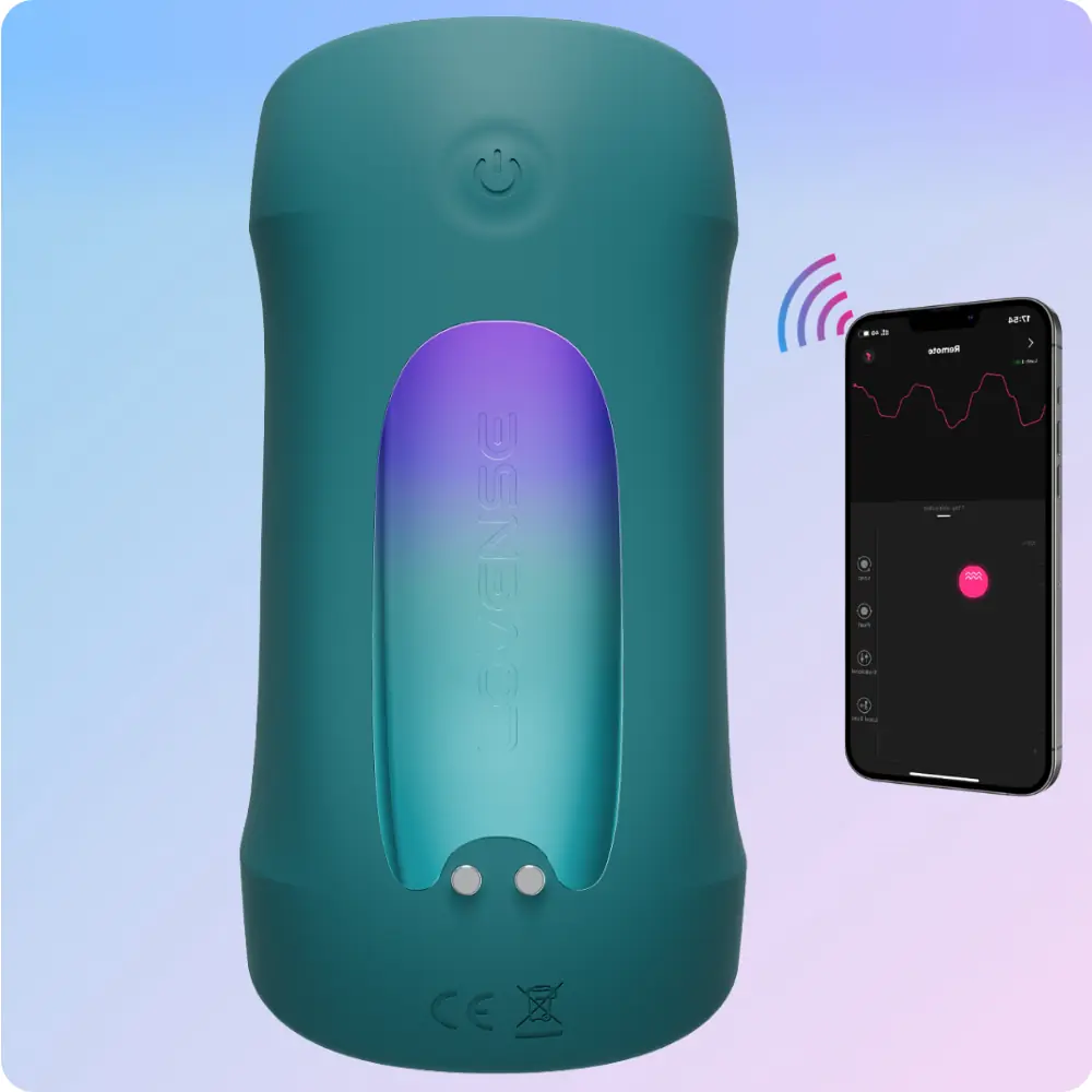 Lovense Gush 2 Uygulama Kontrollü Titreşimli ve Salınımlı Penis Masaj Aleti