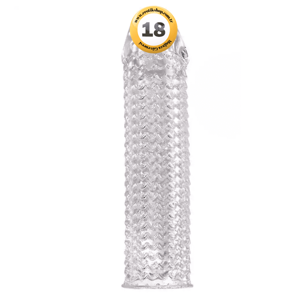 Shequ Phil Penis Sleeve Silikon Şeffaf Penis Kılıfı SQ-ML10011