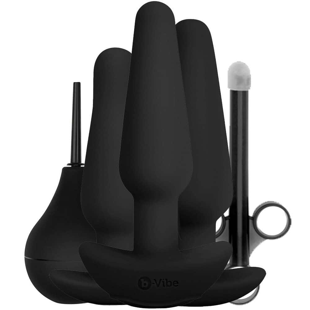 B-Vibe Anal Training Education Set Black Anal Alıştırıcı Set