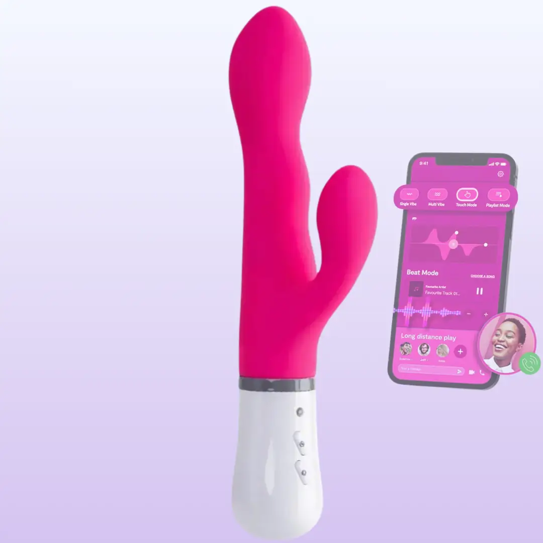 Lovense Nora Telefon ve Tablet Uyumlu Rabbit Vibratör